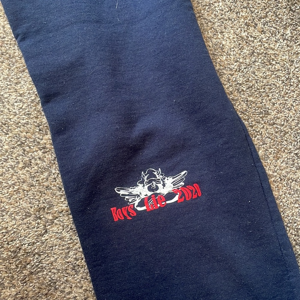 Boys Lie Black Sweatpants with Graphic - Picture 6 of 6